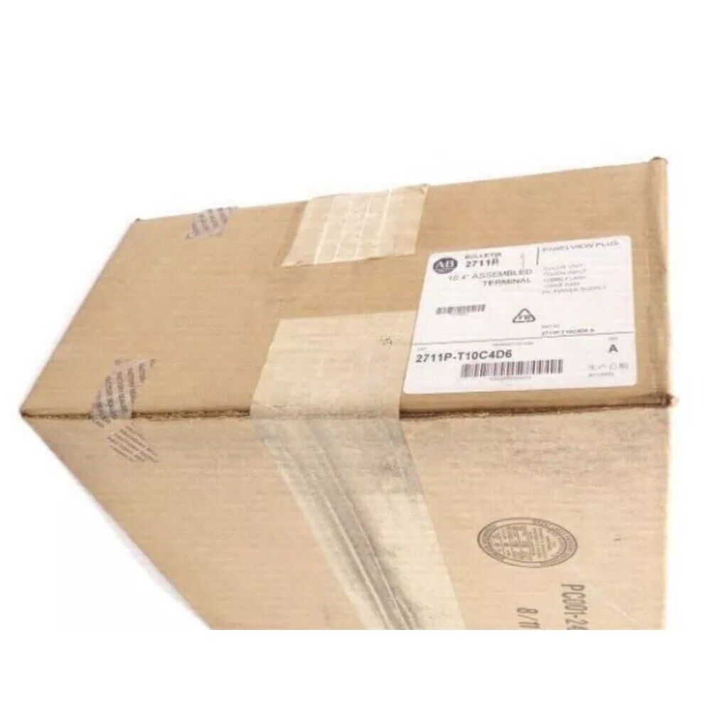 Allen-Bradley 2711P-T10C4D6 /A PanelView Plus 1000 assembled terminal in the box. Industrial automation PLC module.