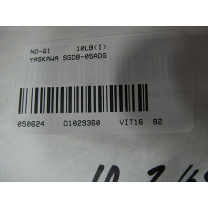 Servo Drive | YASKAWA | SGDB-05ADG Servopack 200-230v-ac 0-230v-ac 3ph 0.6hp