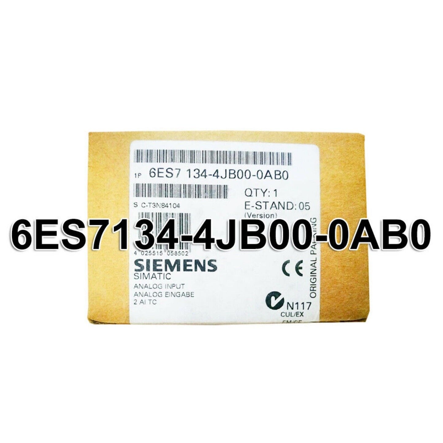 Industrial Communication | Siemens | 6ES7134-4JB00-0AB0 6ES7134-4JB00-0AB0 DP Electronics Module ET 200S