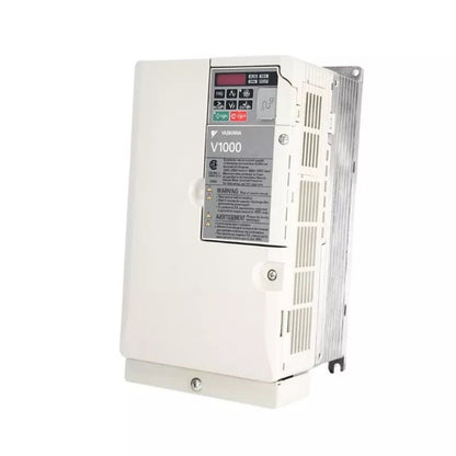 YASKAWA V1000 Series Inverter, CIMR-VU2A0040FAA, industrial automation part, white and metal finish.