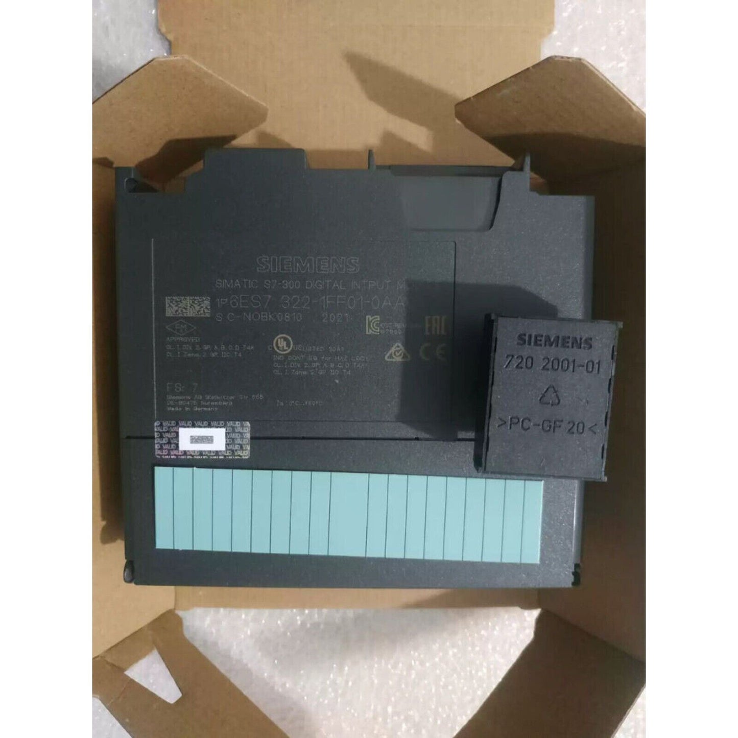 Siemens SIMATIC S7-300 Digital Input Module 6ES7 322-1FF01-0AA0, industrial automation part.