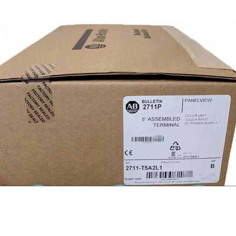 Allen-Bradley 2711-T5A2L1 PanelView 550 Touchscreen in box, sealed and ready for use. Industrial automation parts.