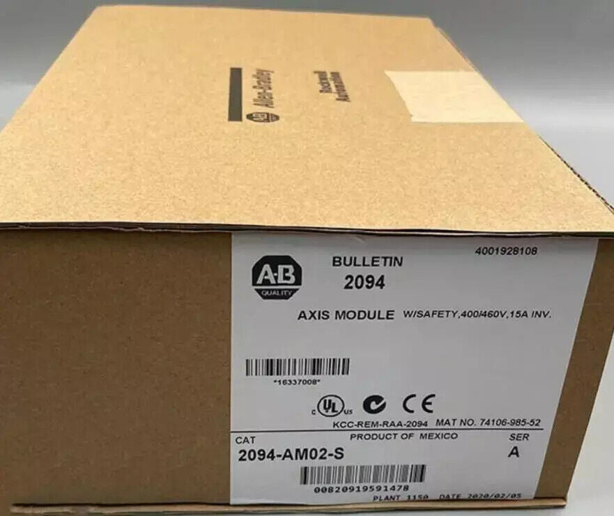 Allen Bradley 2094-AM02-S /A Kinetix Axis Module 200/230V 15A NEW IN BOX