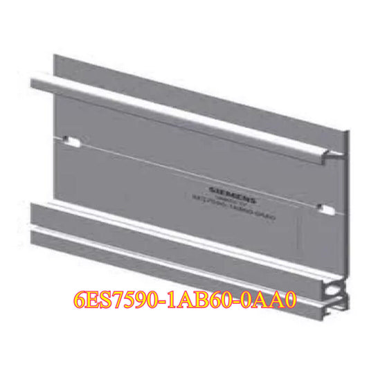 Siemens 6ES7590-1AB60-0AA0 S7-1500 mounting rail, gray industrial component for SINAMICS G120