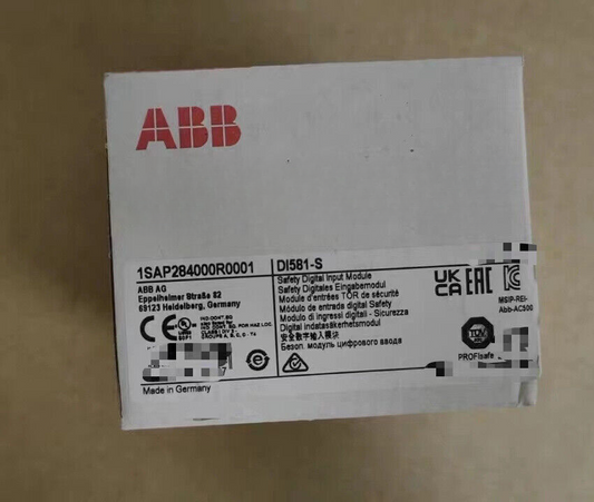 ABB DI581-S Safety Digital Input Module, 1SAP284000R0001, industrial automation part, new condition
