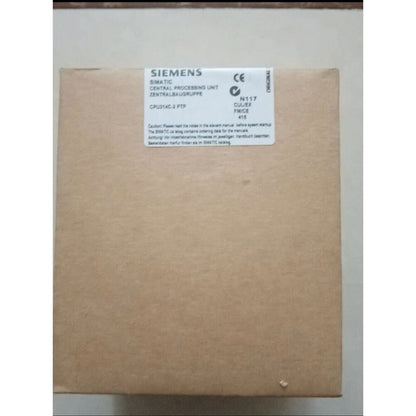 Siemens SIMATIC S7-300 CPU 314C-2 PTP in packaging, brown cardboard box, industrial automation part.