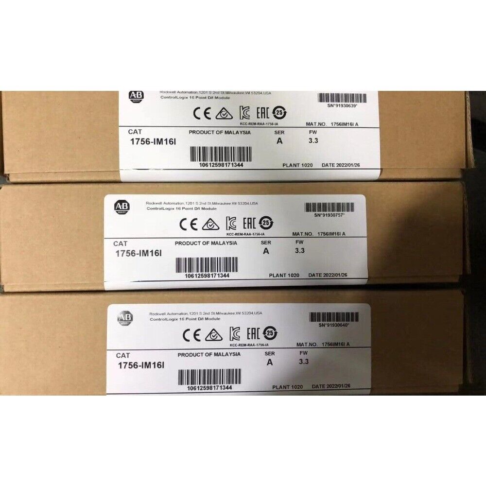 Allen-Bradley 1756-IM16I PLC Module, 16 Point Input, ControlLogix Series, Industrial Automation Part