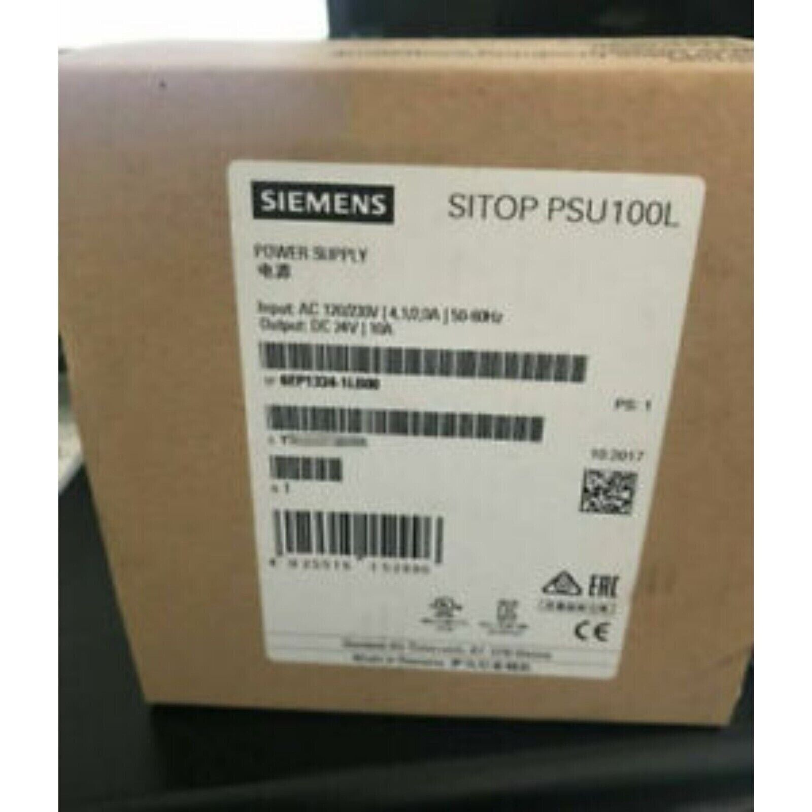 Siemens SITOP PSU100L power supply box, industrial automation equipment, model 6EP1334-1LB00