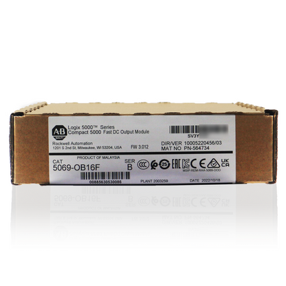 Allen-Bradley 5069-OB16F CompactLogix Output Module, new in box, Fast DC output.
