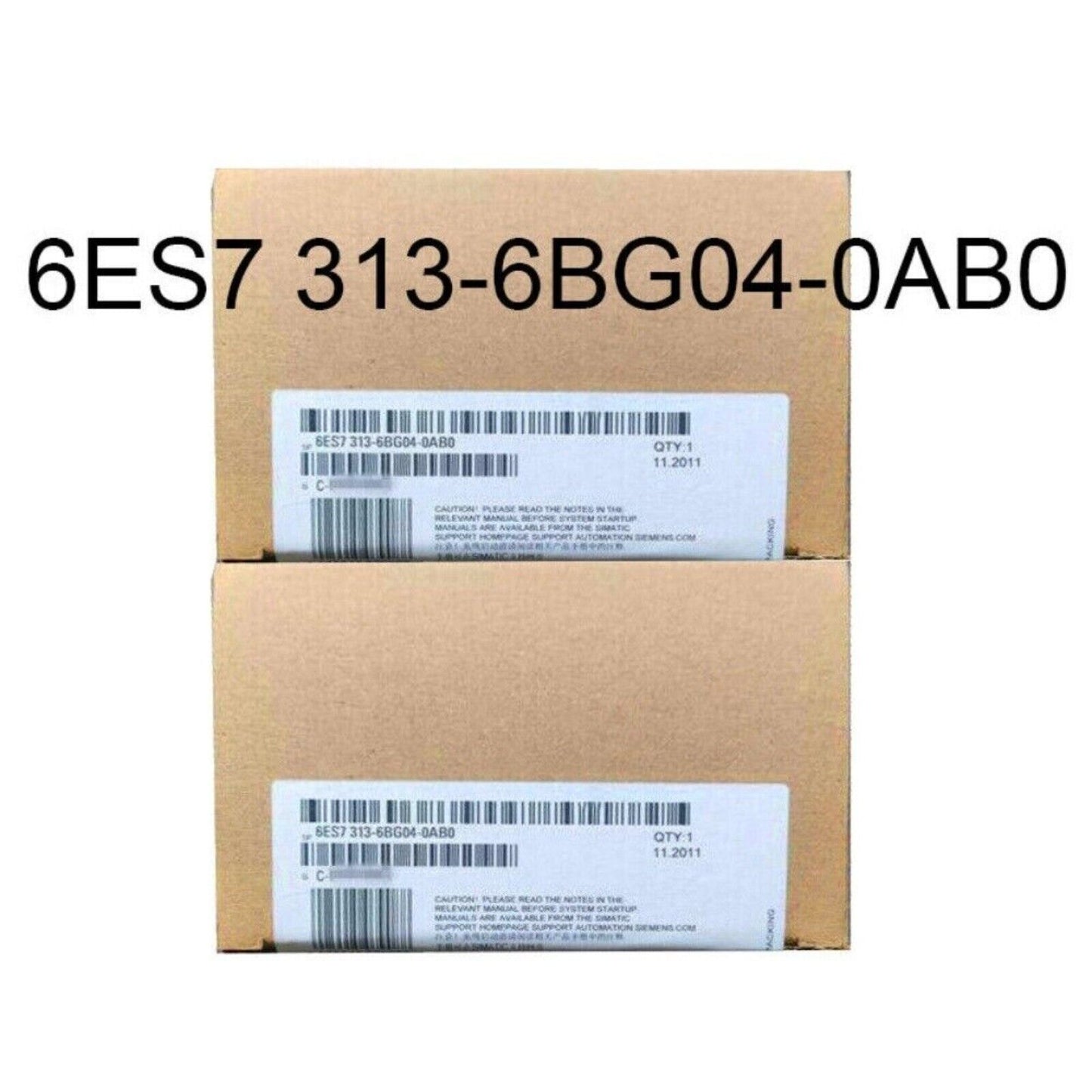 Siemens SIMATIC S7-300 PLC 6ES7 313-6BG04-0AB0, Industrial automation part in box, QTY 1, 11.2011