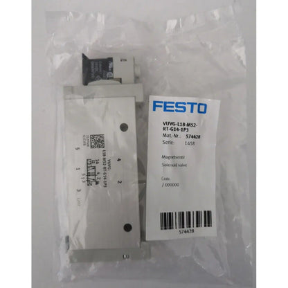 New FESTO VUVG-L18-M52-RT-G14-1P3 574428 Solenoid Valve