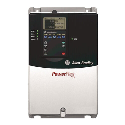 Allen-Bradley PowerFlex 70 drive, industrial automation equipment.