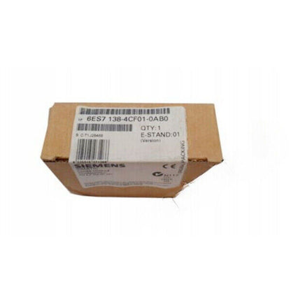 Siemens SIMATIC ET 200S 6ES7 138-4CF01-0AB0 power module in packaging.  24V DC, industrial automation part.