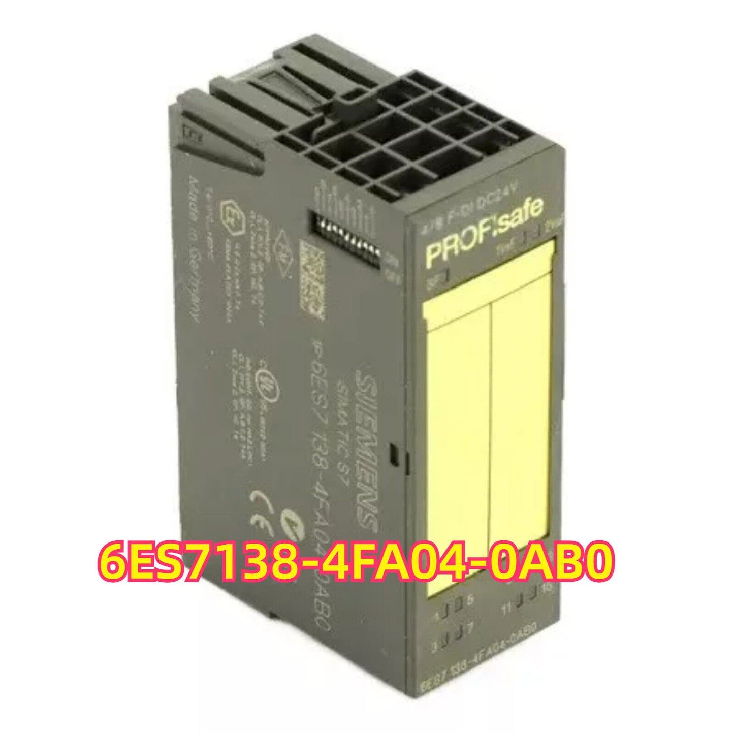 Siemens SIMATIC ET 200S DP Electron Module 6ES7138-4FA04-0AB0, Made in Germany, with PROFIsafe