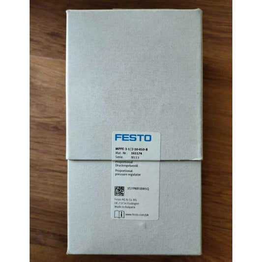 Festo MPPE-3-1/2-10-010-B Proportional Pressure Regulator, model 161174, industrial automation part
