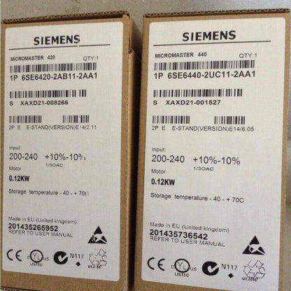 Siemens MICROMASTER 420 & 440 industrial drives, 6SE6420 & 6SE6440, automation parts, Made in EU