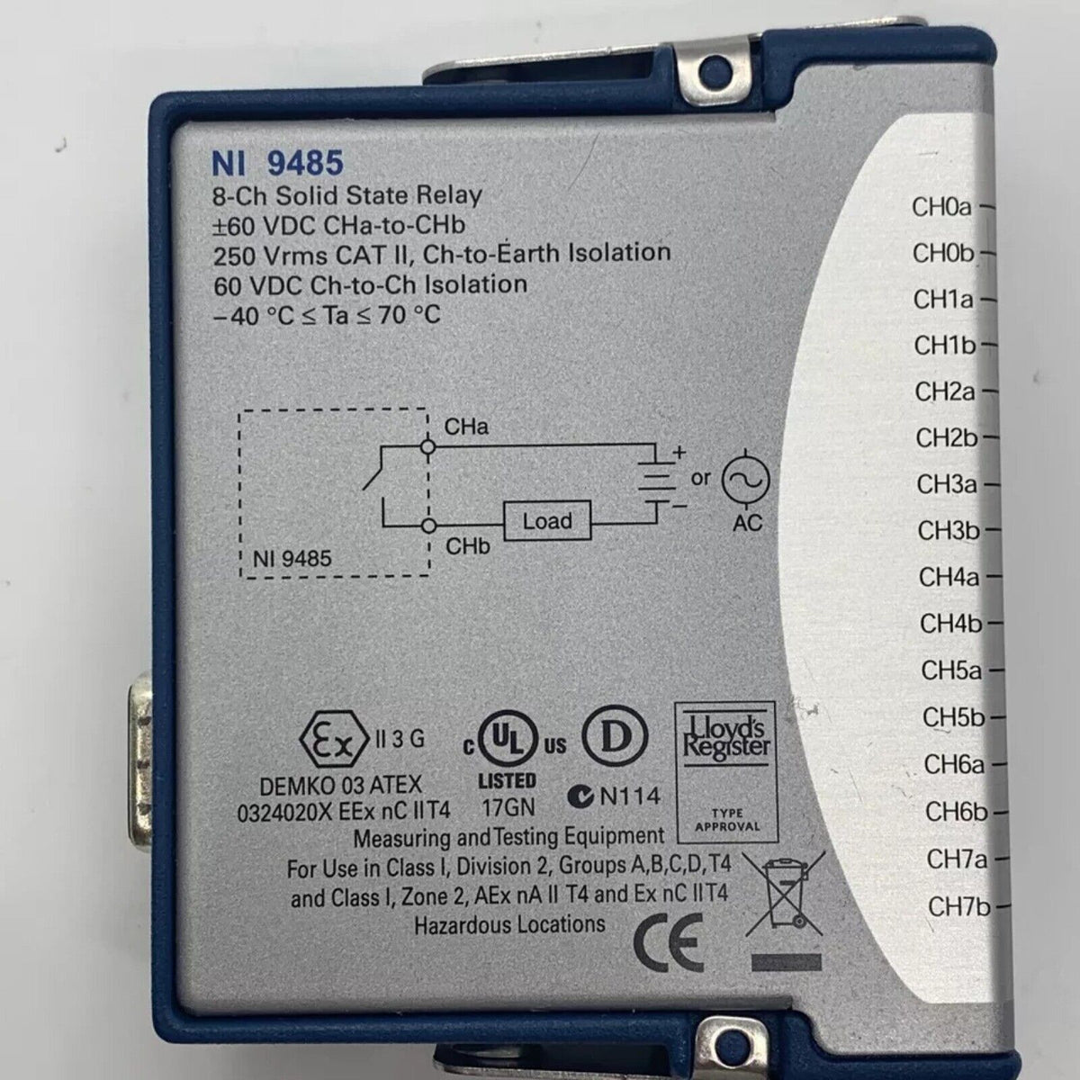 Data Acquisition | National Instruments | NI-9485 NI9485 C Series Relay Output Module