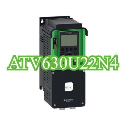 Schneider Electric Altivar Process ATV630U22N4 variable frequency drive, 2.2kW, front view, black and green