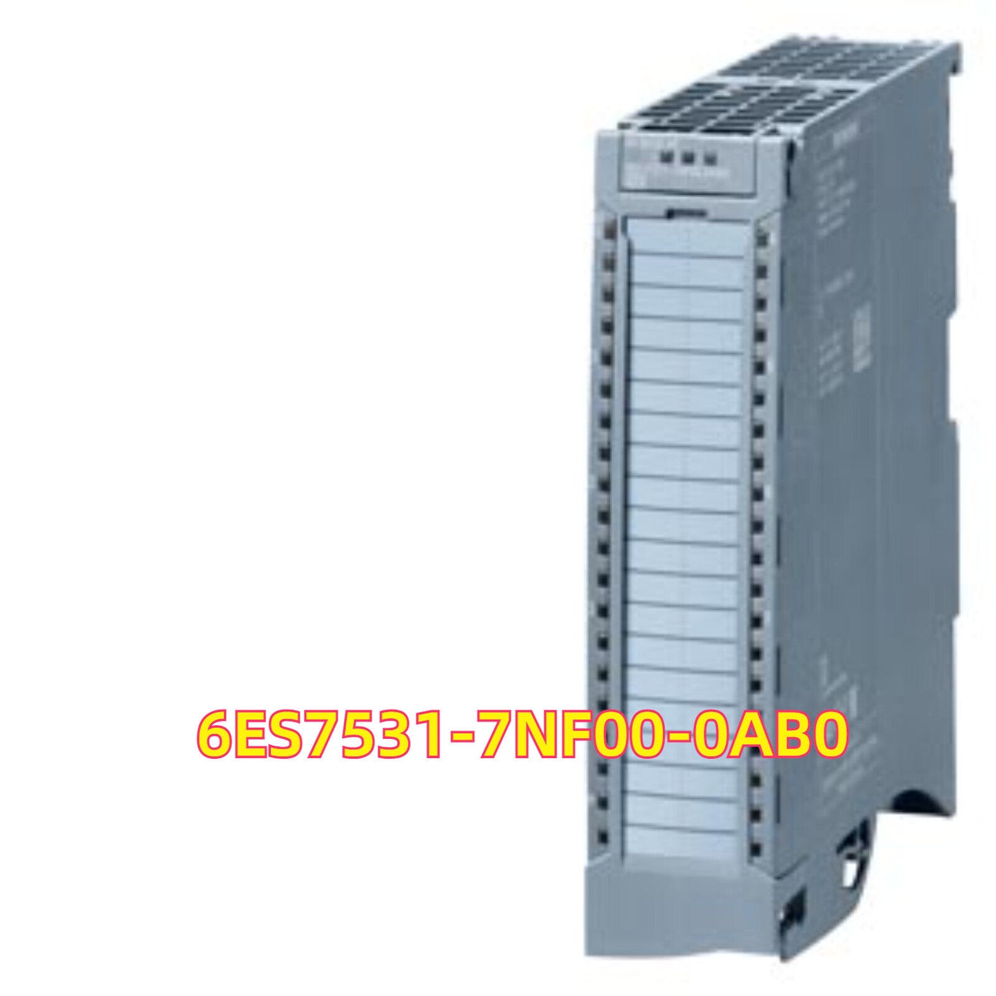 Siemens S7-1500 analog input module 6ES7 531-7NF00-0AB0. Industrial automation part for PLC systems.