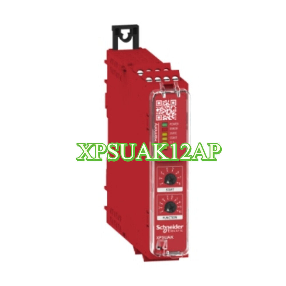 Schneider XPSUAK12AP safety relay, red industrial automation component