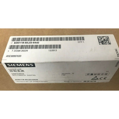 Siemens SIMODRIVE 611D 6SN1118-0DJ23-0AA2 digital control unit box, Made in Germany.