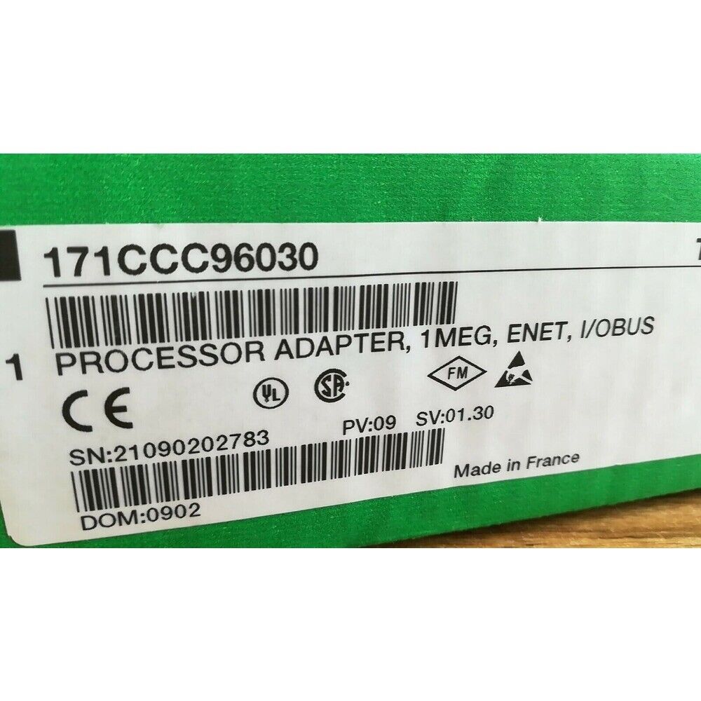 Schneider Electric 171CCC96030 Processor Adapter, industrial automation component, Made in France