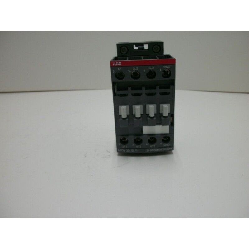 ABB AF09-30-10-11 Contactor, 25A, 20/60VDC, DIN Rail Mount. Industrial Automation Component