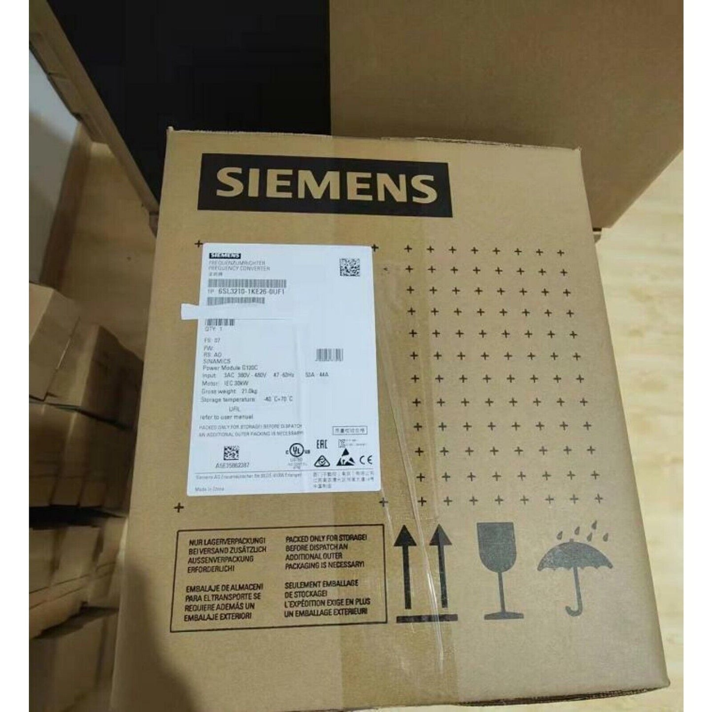 SINAMICS G120 | Siemens | 6SL3 210-1KE26-0UF1 6SL3210-1KE26-0UF1 INAMICS G120C Rated Power