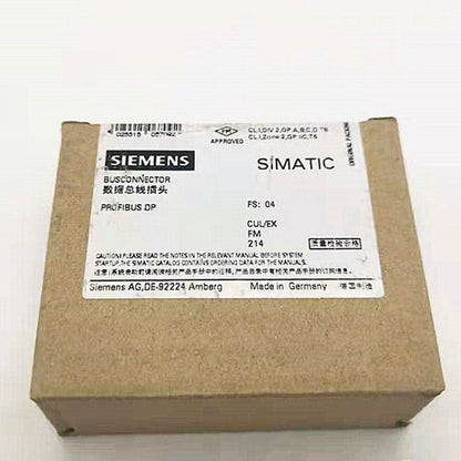 Siemens SIMATIC PROFIBUS DP Bus Connector, packaged in brown box, Made in Germany