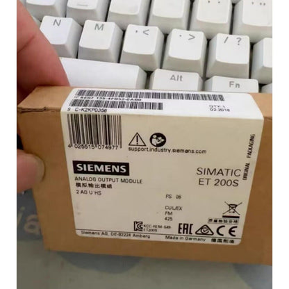 Siemens SIMATIC ET 200S Analog Output Module, industrial automation part, Made in Germany