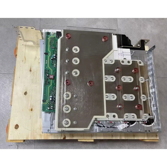Siemens 6SL3352-1AG38-8FA1 Replacement Power Block on wooden pallet, industrial automation part.