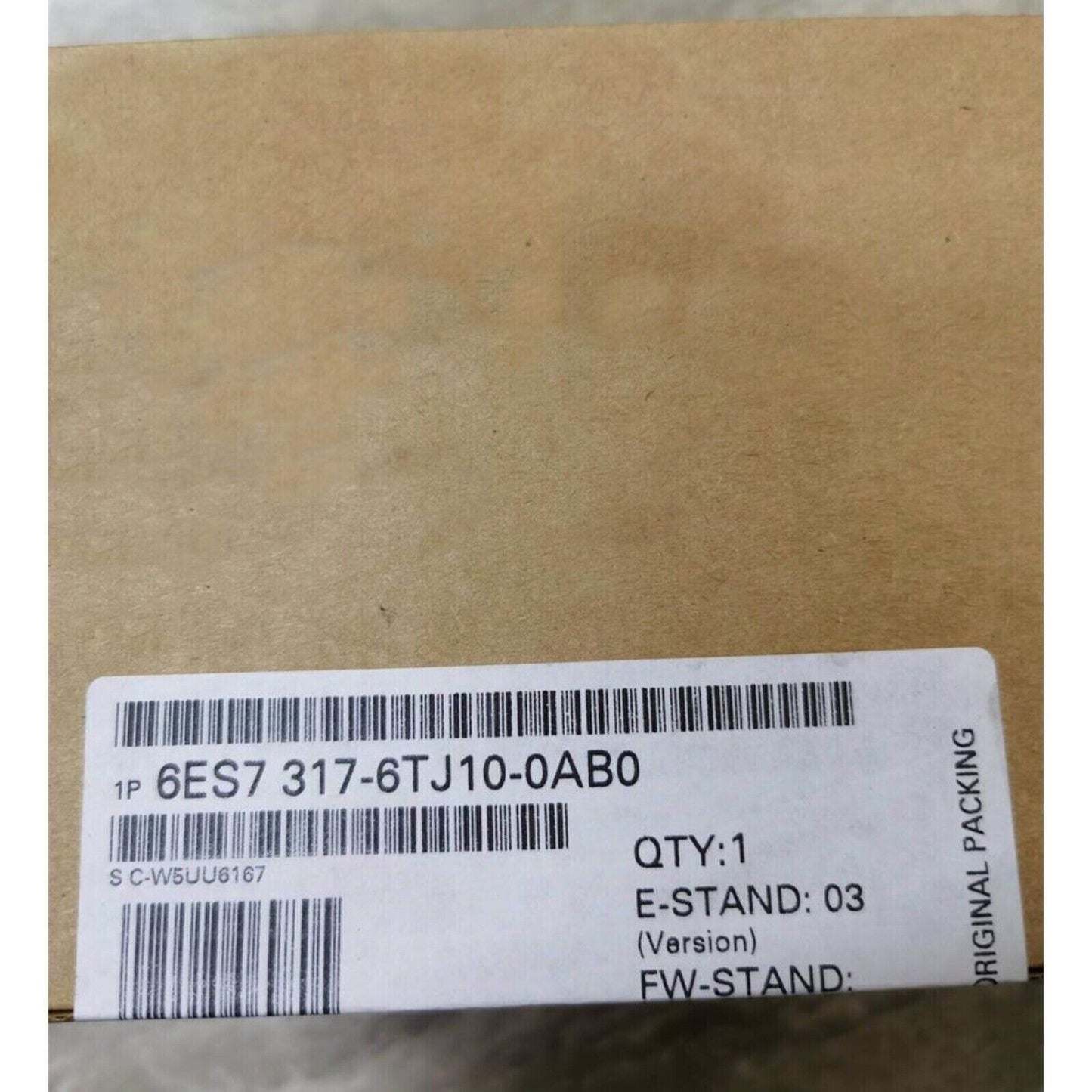 Siemens S7-300 PLC Module 6ES7 317-6TJ10-0AB0, Original Packing, QTY: 1
