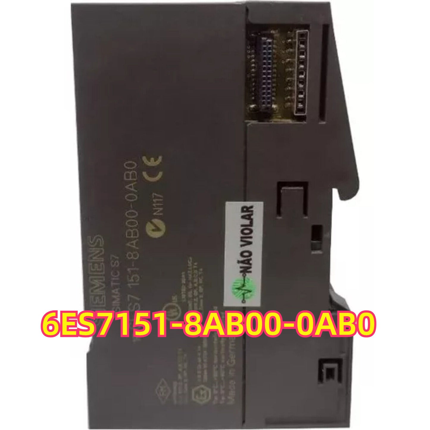 Siemens SIMATIC S7 PLC module 6ES7 151-8AB00-0AB0, industrial automation part, Made in Germany