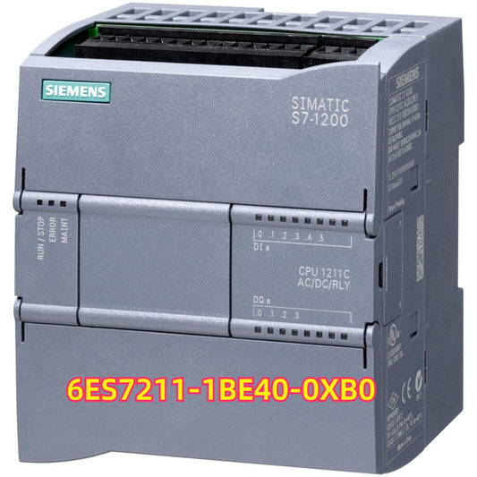 Siemens SIMATIC S7-1200 CPU 1211C 6ES7211-1BE40-0XB0, industrial automation PLC module