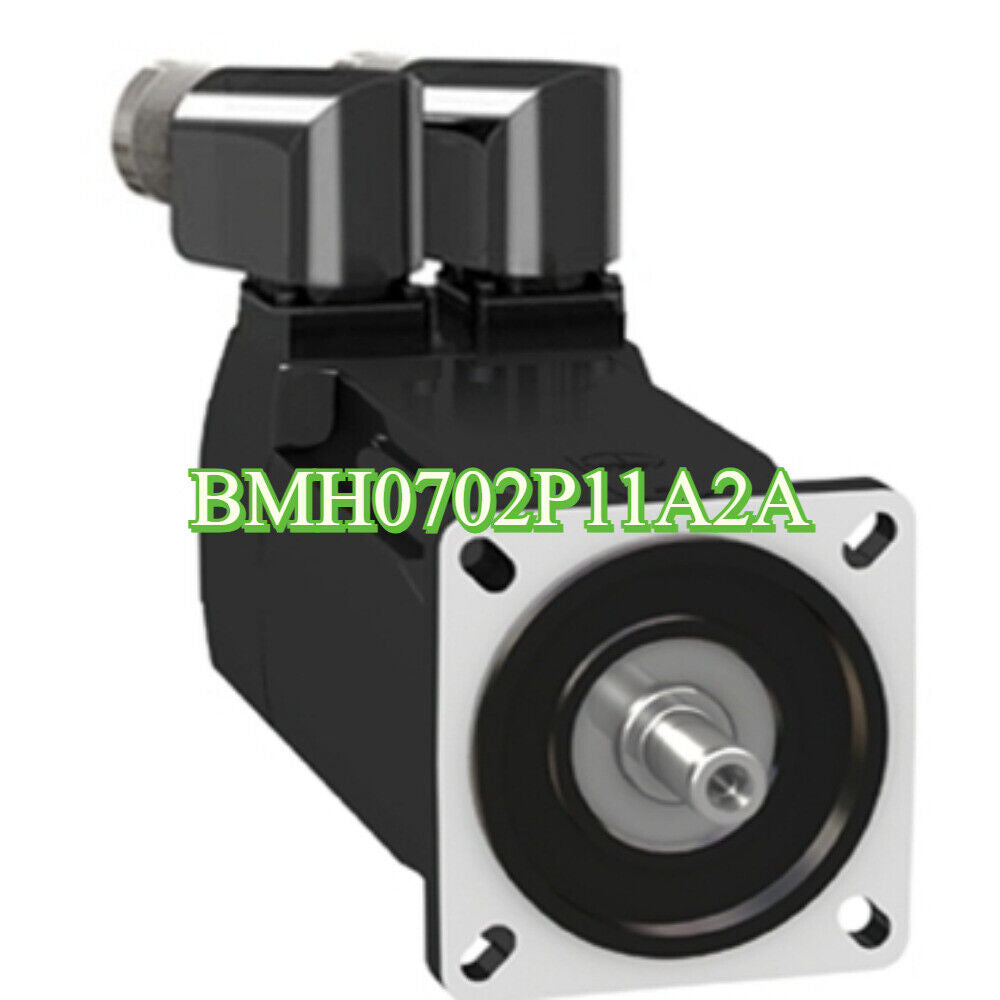 Schneider BMH0702P11A2A servo motor, black and silver industrial equipment