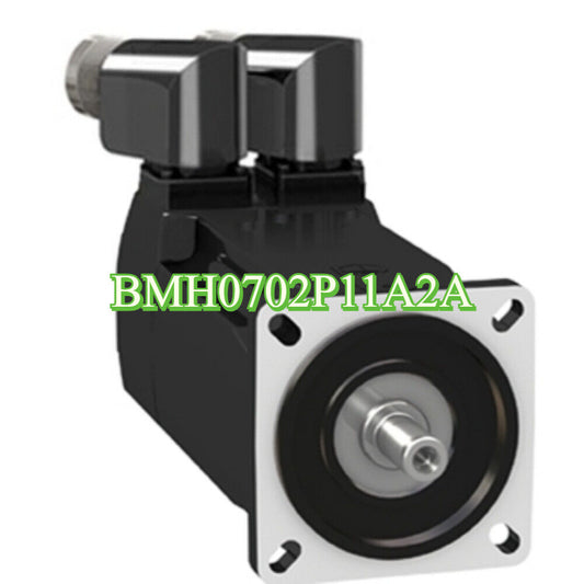 Schneider BMH0702P11A2A servo motor, black and silver industrial equipment