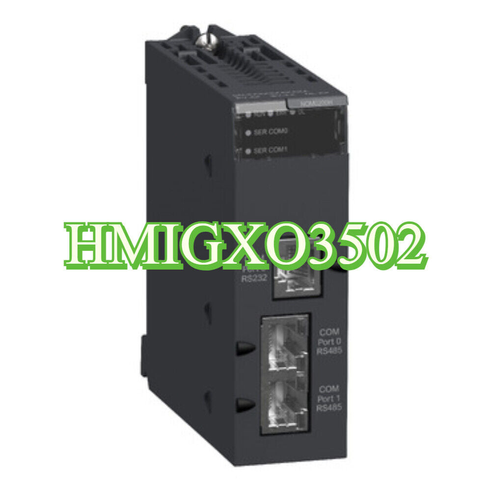 Schneider HMIGXO3502 7" Color Touch Screen Panel, industrial automation part, with RS232 and COM ports.