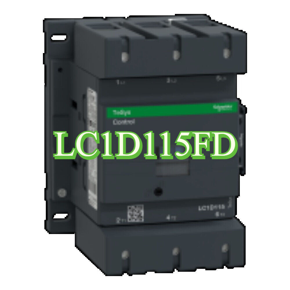 Schneider LC1D115FD Contactor, dark gray industrial automation component