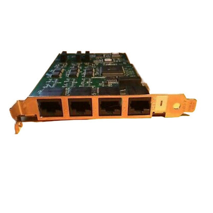 PXI Serial Interface Module with four RJ45 ports. New PXI-8432/4 interface card for industrial automation.