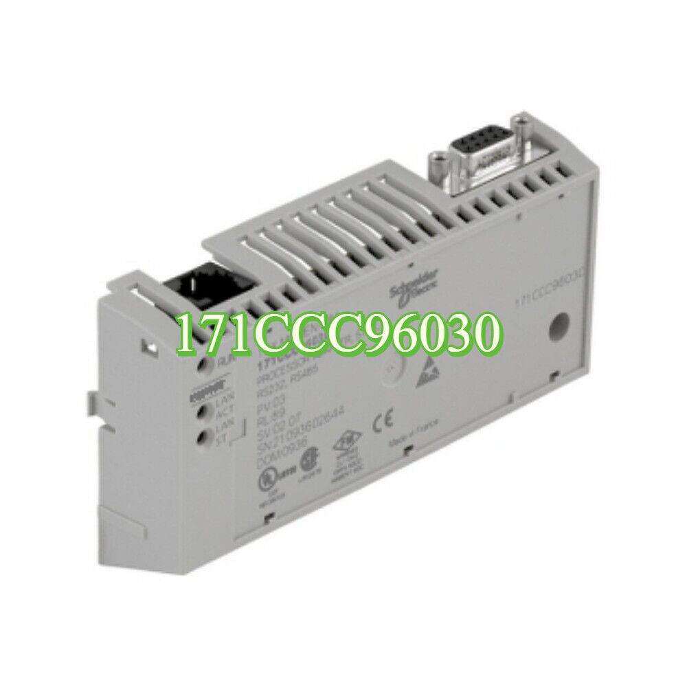Schneider Electric 171CCC96030 PLC Module, gray industrial automation component