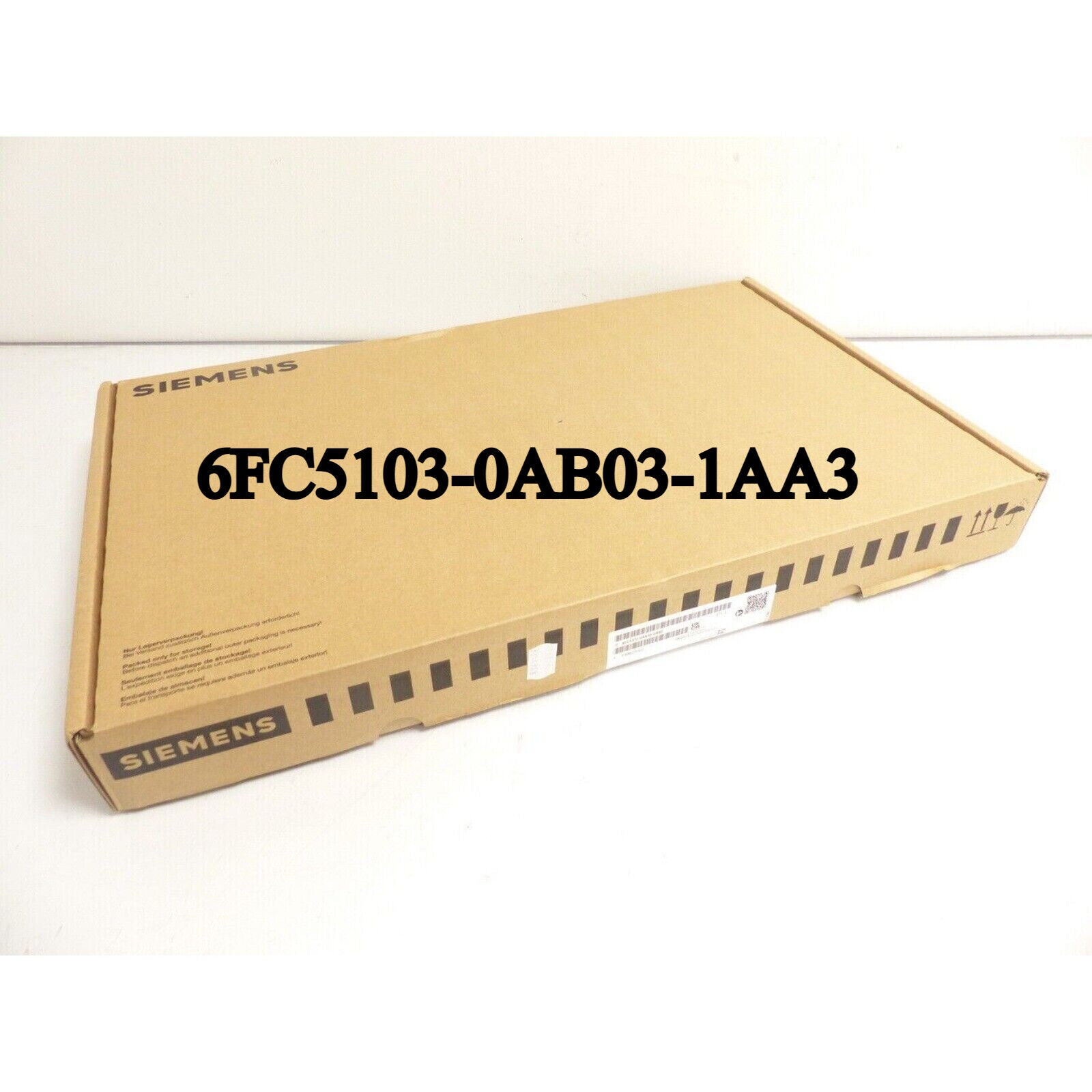 Siemens 6FC5103-0AB03-1AA3 industrial automation equipment packaging box.