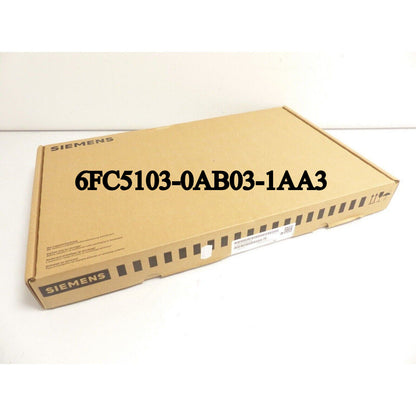 Siemens 6FC5103-0AB03-1AA3 industrial automation equipment packaging box.