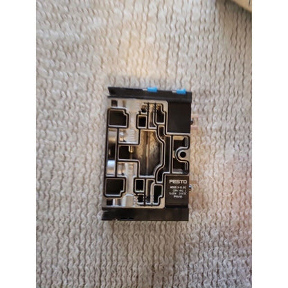 FESTO MSZC-3-21 DC industrial automation component, silver and black, pneumatic system part