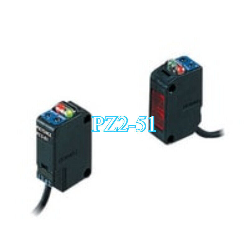 Keyence PZ2-51 Photoelectric Sensor, black housing with indicator lights, free shipping