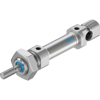Festo DSNU-12-10-P-A pneumatic cylinder, industrial automation part, silver