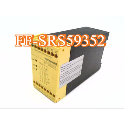 Honeywell FF-SRS59352 Safety Relay 24VDC, yellow and black industrial component