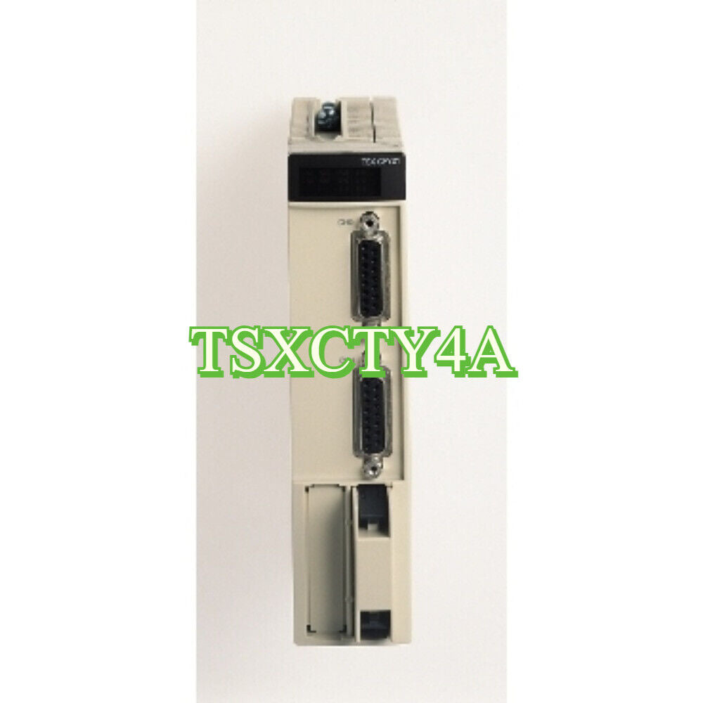 Schneider Electric TSXCTY4A Premium Counter Module, beige with black connectors.