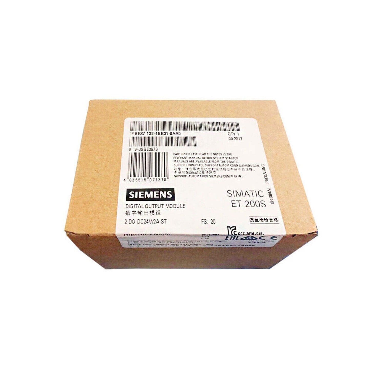 Industrial Communication | Siemens | 6ES7 132-4BB31-0AA0 6ES7132-4BB31-0AA0 SIMATIC DP Modules for ET200S