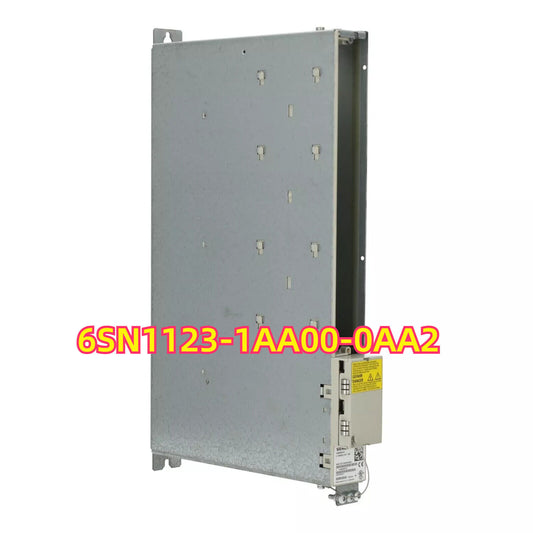 Siemens SINAMICS S120 control unit 6SN1123-1AA00-0AA2, industrial automation part, gray metal housing