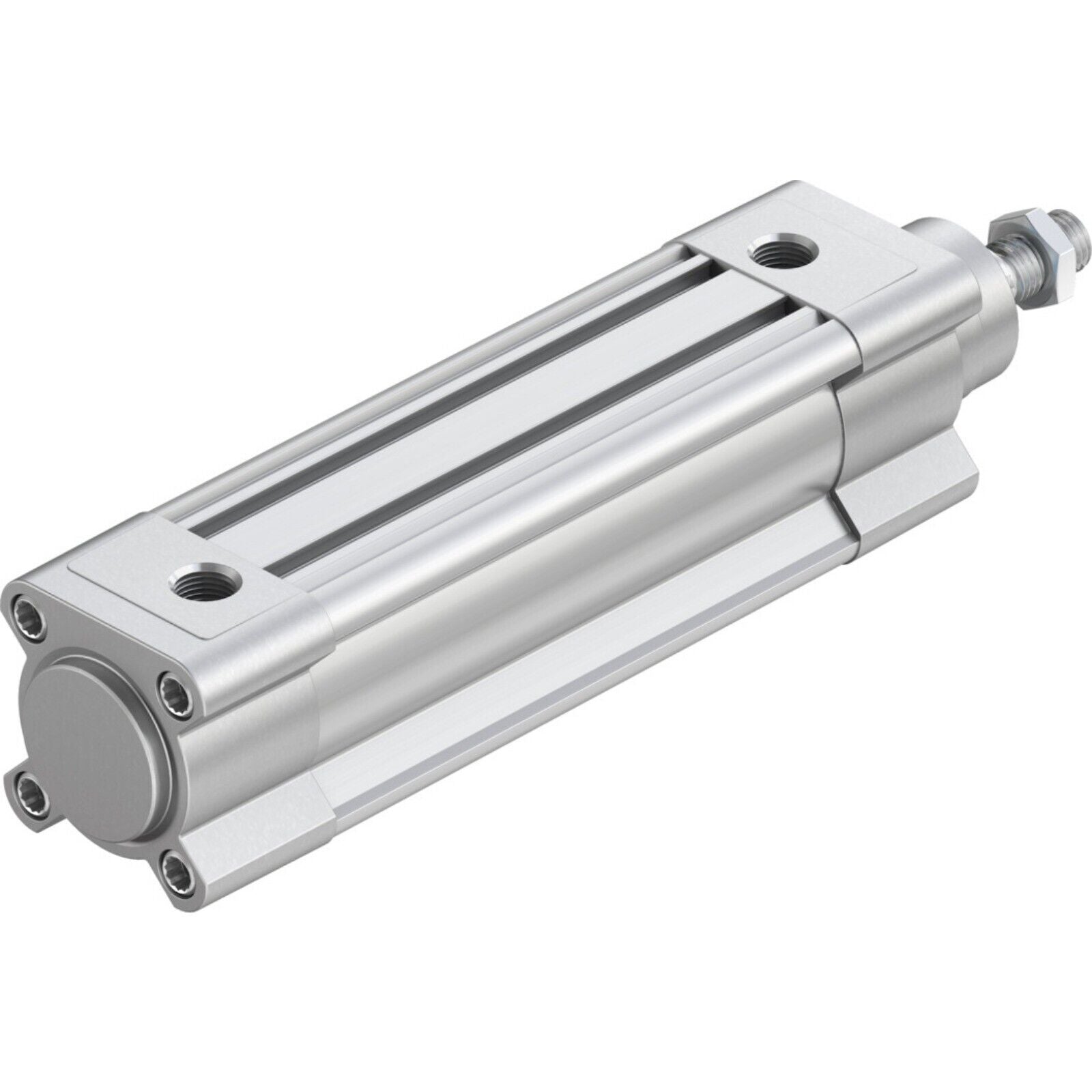 Festo DSBC-32-40-PPSA-N3 cylinder, industrial automation part, silver finish, ISO standard.